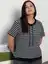 Блуза Лила (синяя) Б15459-20М