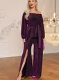Костюм праздничный Бланш (темная орхидея) К14495-4М