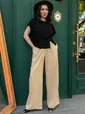 Брюки льняные Тропик (песочные) Б16021-1М