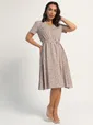 Платье Мисс Романтика (кофе с молоком) П16064-25М