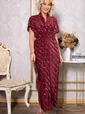 Платье Исландия (бордовое) П14814-30М