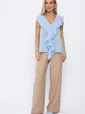 Блуза Поцелуй ветра (голубая) Б15393-7М