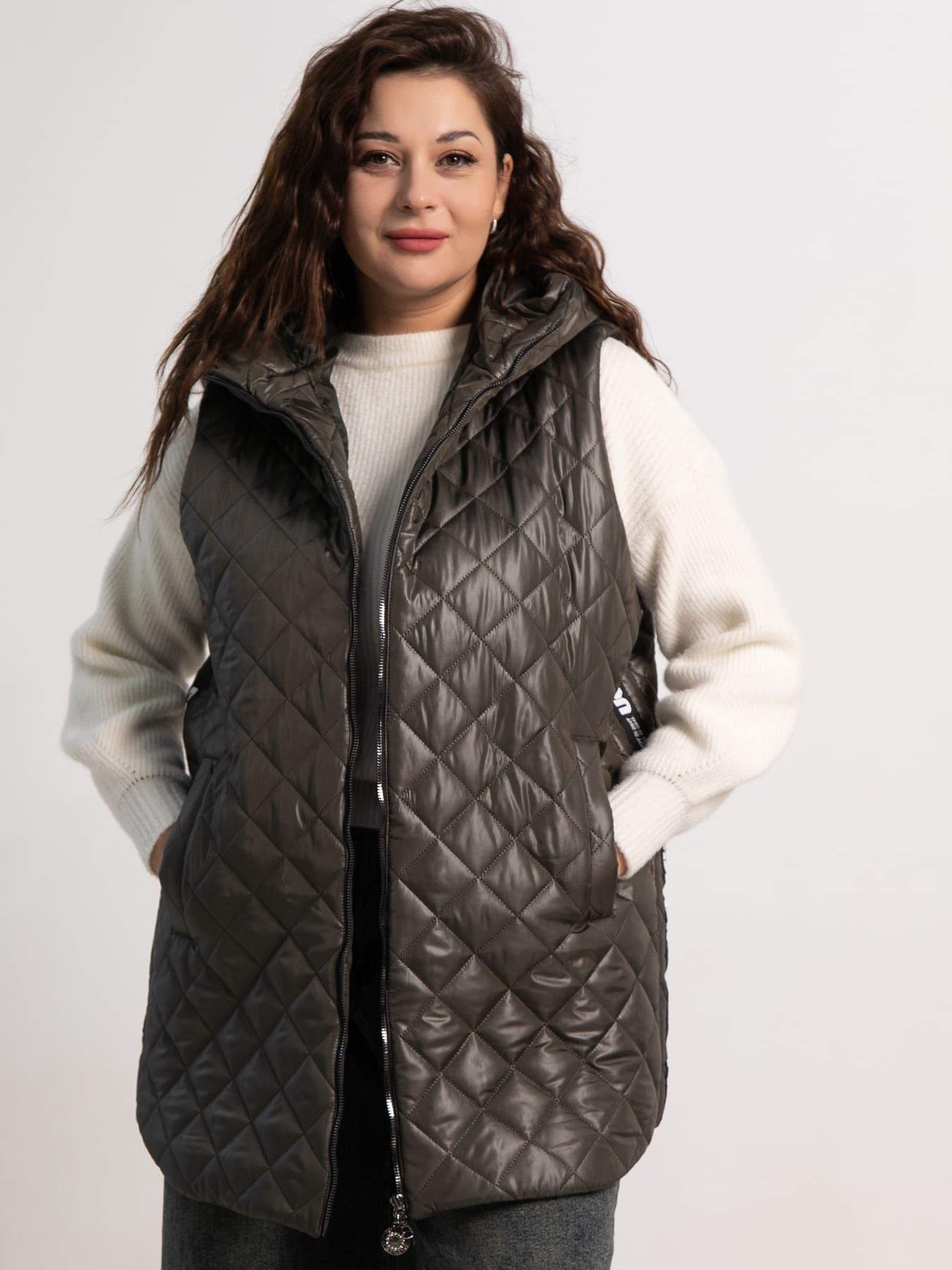 Жилет утепленный Фирменный стиль (хаки) Б15321-18М