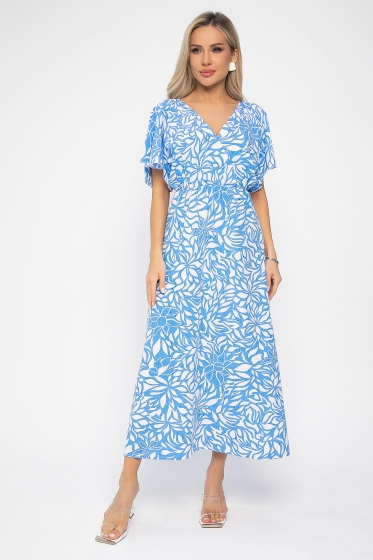 Платье Летнее настроение (голубое) П13728-7М Платье Летнее настроение (голубое) П13728-7М
