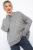 Свитер оверсайз Анита (серый) Б14759-1М