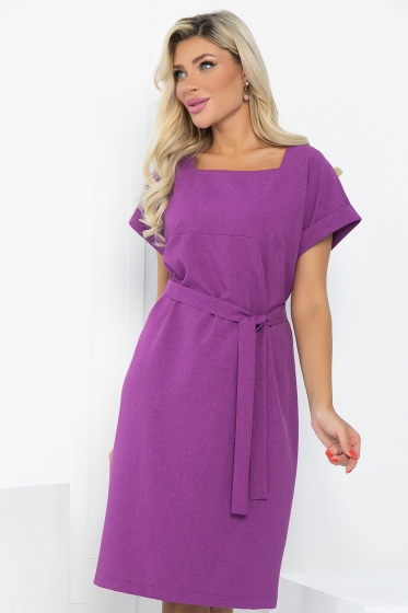 Платье Лика (темно-сиреневое) П11957