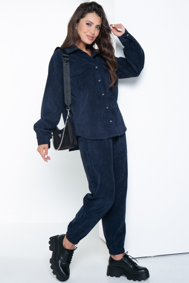 Костюм "На пульсе моды" (сапфир) К2586
