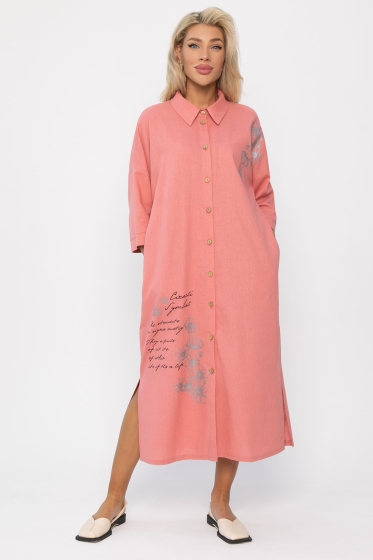 Платье Мирослава (персик) П13701-7М