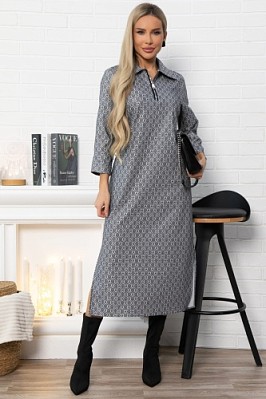 Платье Лоуренс НЬЮ (темно-серое) П14877-18М