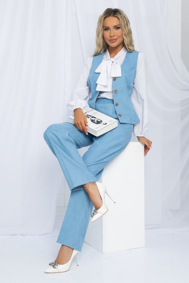 Костюм Леди (небесно-голубой) К13108-9М