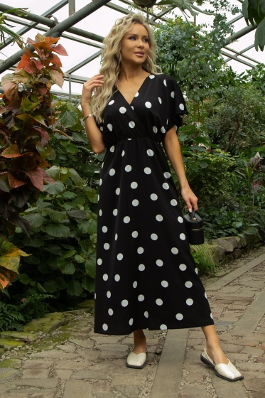 Платье Летнее настроение (черное) П13488-7М