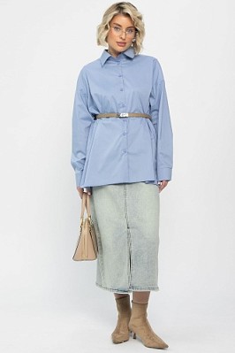 Рубашка Антария  (серо-голубая) Б14190-5М